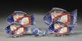 Five Imari Fish Shaped Dishes