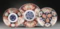 Three Imari Plates