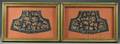Framed Pair of Embroidered Textiles