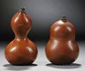 Pair of Gourd Flasks