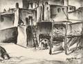 Marion Huse American 18961967 In Taos Pueblo