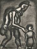 Georges Rouault French 18711958 Se rfugie en ton coeur vanupieds de malheur