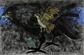 Karl Zerbe American 19031972 Kingbird and Raven