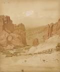 William Henry Jackson American 18431942 Two Images Pikes Peak from the Garden of the Gods