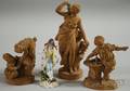 Four Ceramic Figures and Figural Groups