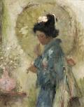 Samuel Edmund Oppenheim American 19011992 Portrait of a Geisha