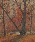 Emile Albert Grupp American 18961978 Autumn Scene Probably Woodstock New York