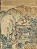 Charles E Prendergast American 18631948 Hill Town No 2