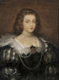 Manner of Sir Anthony van Dyck Flemish 15991641 Portrait of a Young Lady