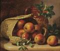 Eloise Harriet Stannard British c 18281915 Still Life with Apples in a Basket