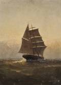 James J McAuliffe American 18481921 Sail at Dusk