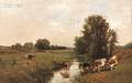 Edward B Gay American 18371928 and Arthur Fitzwilliam Tait American 18191905  Cows by a Stream