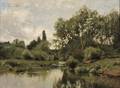 Charles Harry Henry Eaton American 18501901 River View in Summer