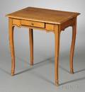 Provincial Ebonyinlaid Side Table