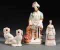 Four Victorian Staffordshire Figures