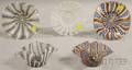 Five Pieces of Muranostyle MidCentury Italian Art Glass