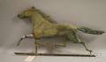 Patinated Molded Copper Running Horse Weather Vane