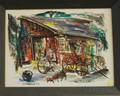 Sam Gottschalk Watercolor Junk Shoppe in WoodstockNY