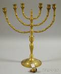 Brass Sevenlight Menorah