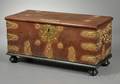 Brassbound Walnut Blanket Chest