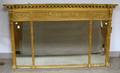 Federalstyle Giltwood Tripart Overmantel Mirror
