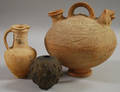 Three Rustic Pottery Vessels