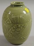 Rookwood Pottery Celadon Glazed Porcelain Vase