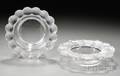 Two Lalique Colorless Art Glass Bowls