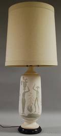 Sascha Brastoff Ceramic Table Lamp