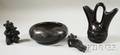 Four Southwest Blackware Pottery Items