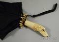 Carved Ivory Houndhandled Parasol