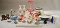 Group of Assorted Art Glass Ceramic and Metal Decorative and Collectible Articles