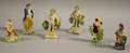 Six Small Staffordshire Pottery Figures
