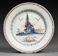 Polychrome Delftware Charger