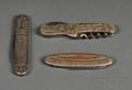 Three American Victorian Novelty Pocket Knives
