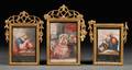 Three Framed Religious Works on Paper