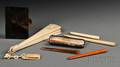 Group of Ivory Amber and Shell Articles