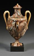 Wedgwood  Bentley Variegated Agate Vase and Cover
