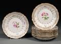 Ten Meissen Porcelain Plates
