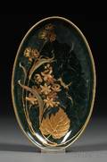KPM Art Nouveaustyle Oval Porcelain Dish