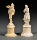 Two European Figural Ivories