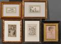Group of Nine Miscellaeneous Framed Prints