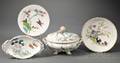 French Aesthetic Movement Faience Partial Dinner Service