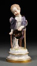 Meissen Porcelain Cherub Figure