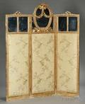 Louis XVIstyle Threepanel Screen