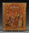 Russian Icon with Archangel Michael