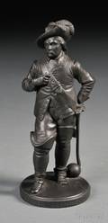 Wedgwood Black Basalt Figure of Cromwell