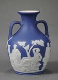 Wedgwood Dark Blue Jasper Dip Portland Vase
