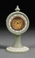 Wedgwood Green Jasper Dip Clock Case