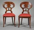 Harlequin Set of Eight Biedermeier Side Chairs